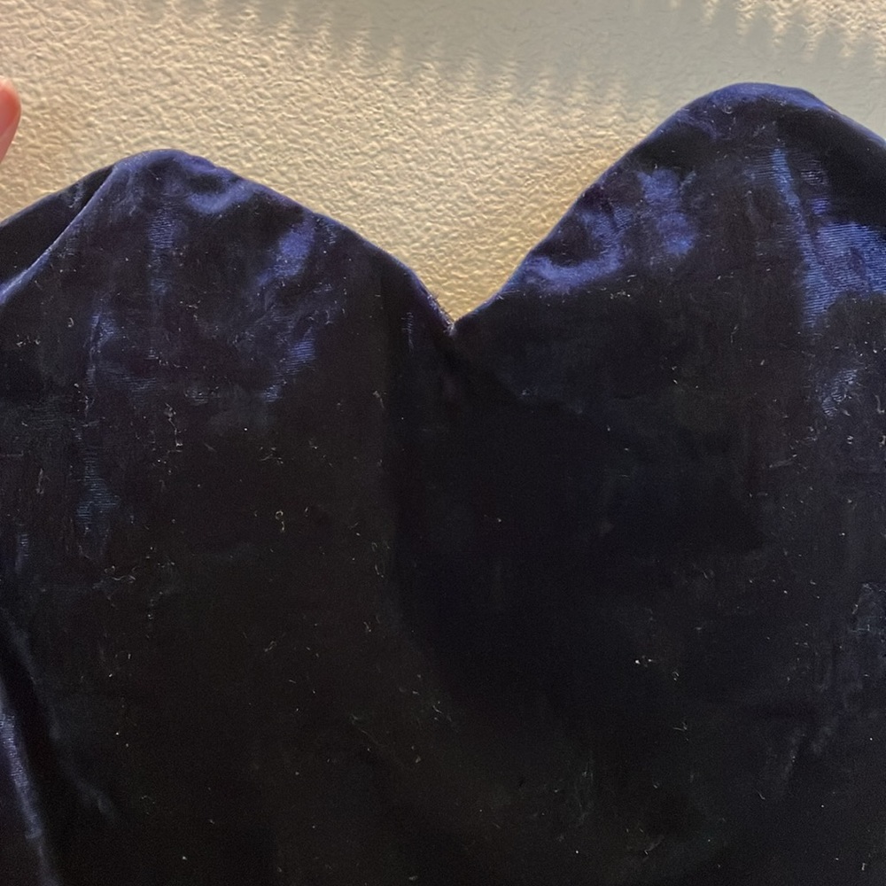 NWT Romeo & Juliet Couture Navy Velvet Dress - Picture 4 of 8